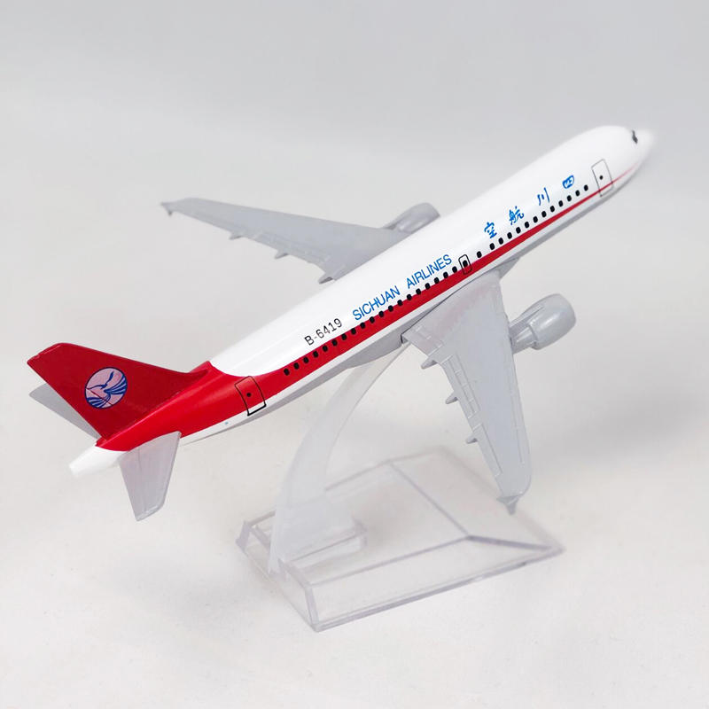 Mô hình máy bay Airbus 320 A320 16CM bằng hợp kim