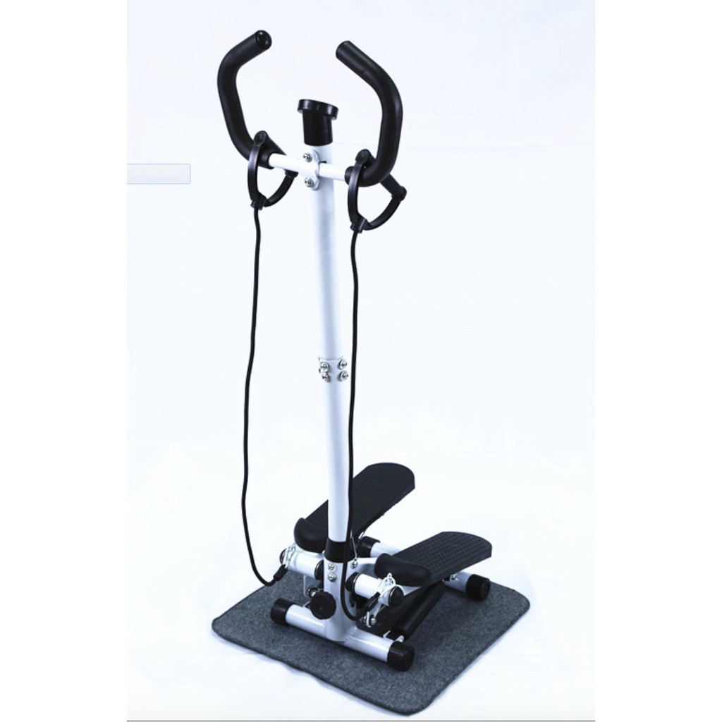 💯  Máy chạy bộ tại chỗ tạo cơ thể săn chắc FitnessHome có tay vịn và dây - Euro Outlet