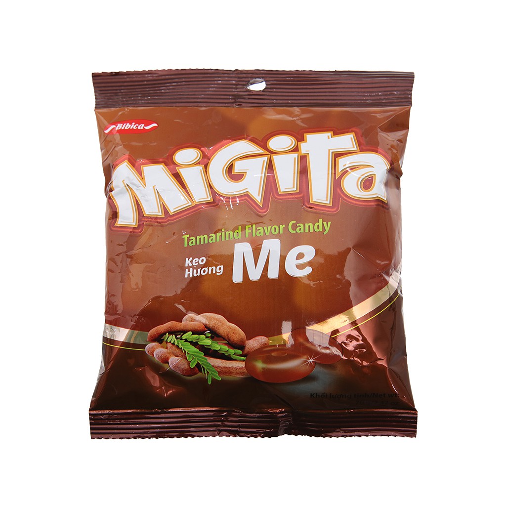 KẸO MIGITA BIBICA ĐỦ VỊ GÓI 70G date mới