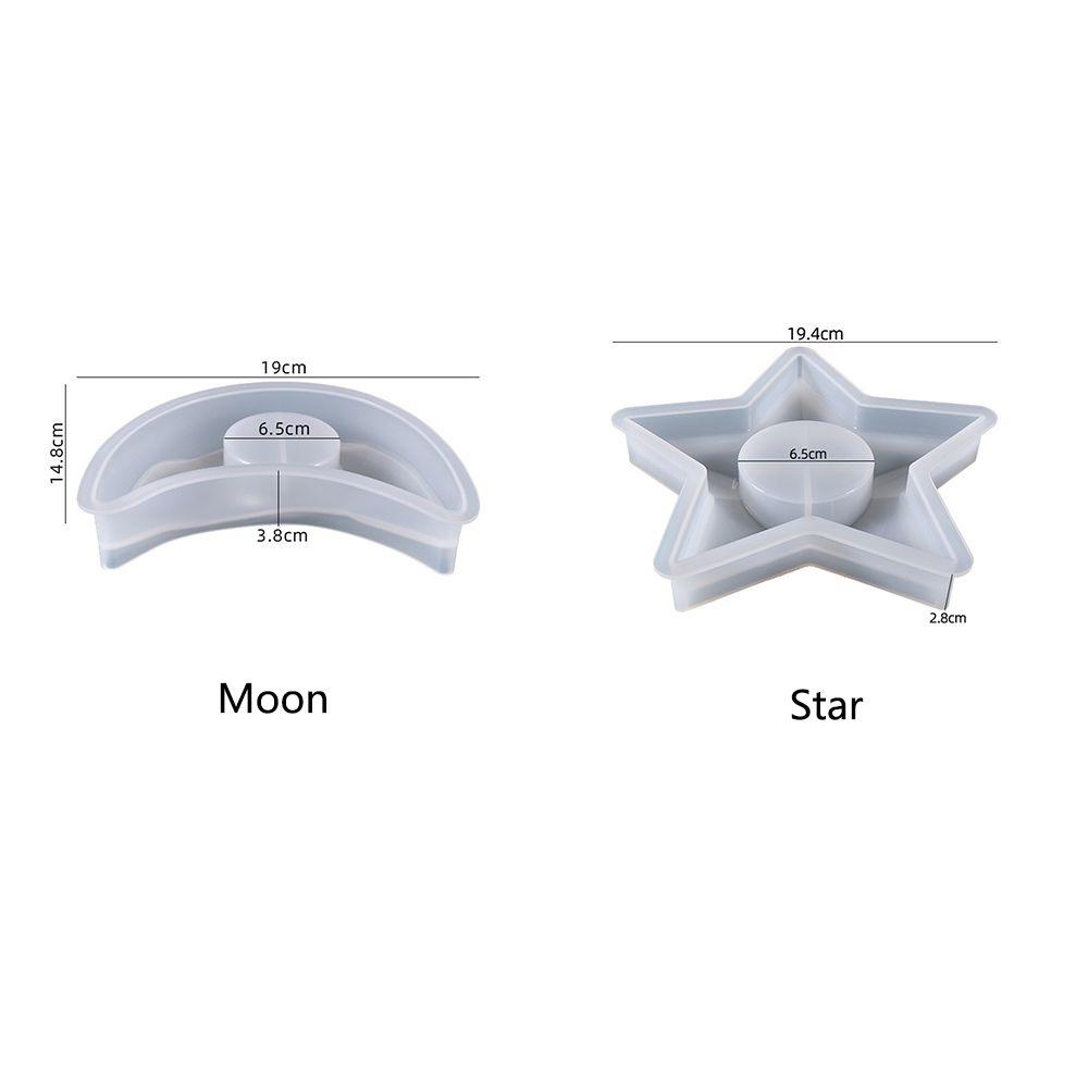 WTTLE Khuôn Silicone Làm Chân Nến Thủ Công Để Bàn Trang Trí