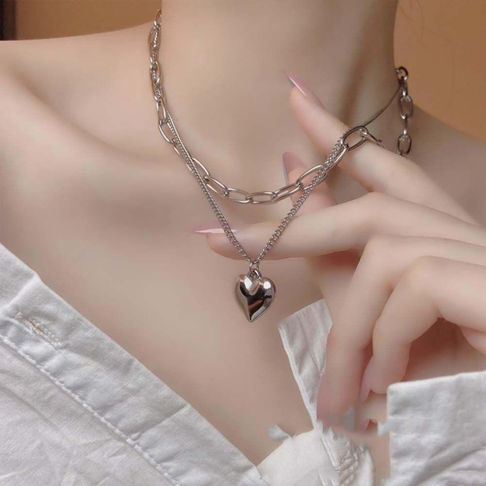 Vòng cổ Hai Lớp Thiết Kế Đơn Giản Thời Trang Dành Cho Nữ