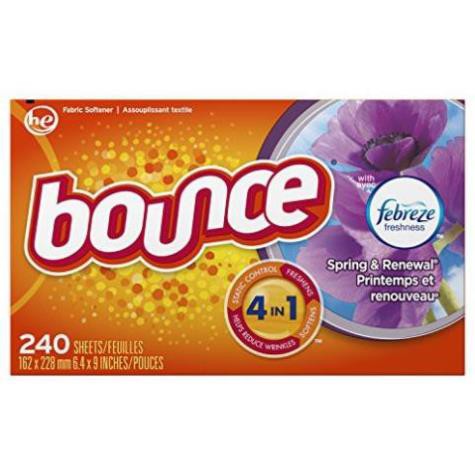 Giấy thơm bounce 240 tờ mẫu mới 2020 của Mỹ