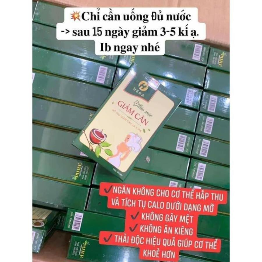 [CHÍNH HÃNG] THẢO MỘC GIẢM CÂN HERA PLUS - Hỗ trợ giảm cân cấp tốc, giảm cân nhanh, an toàn. Hộp 30 viên