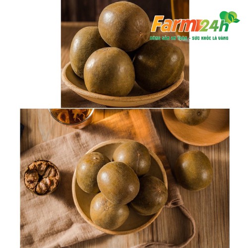 La Hán Quả nguyên trái, hàng đẹp, dùng pha trà, thanh nhiệt, mát gan, detox cơ thể hiệu quả [Combo 5 -10 quả] I Farm24h