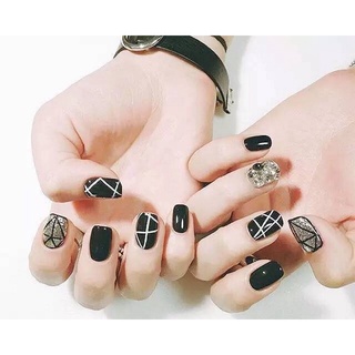 Cọ nét Hoa Hồng Đen-Trắng , cọ nét vẽ móng nail
