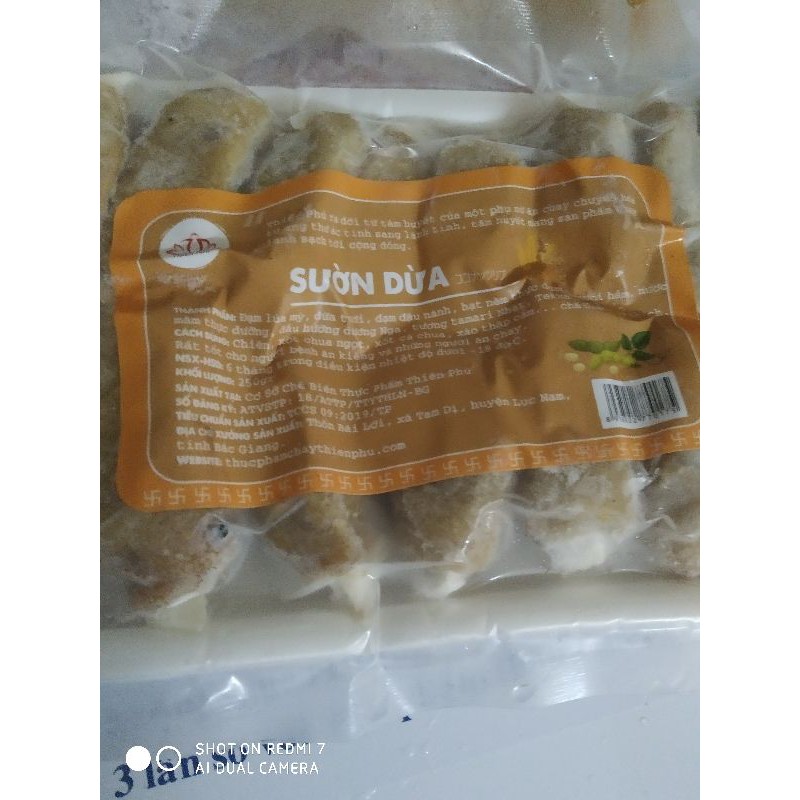 Sườn dừa thực phẩm ăn chay