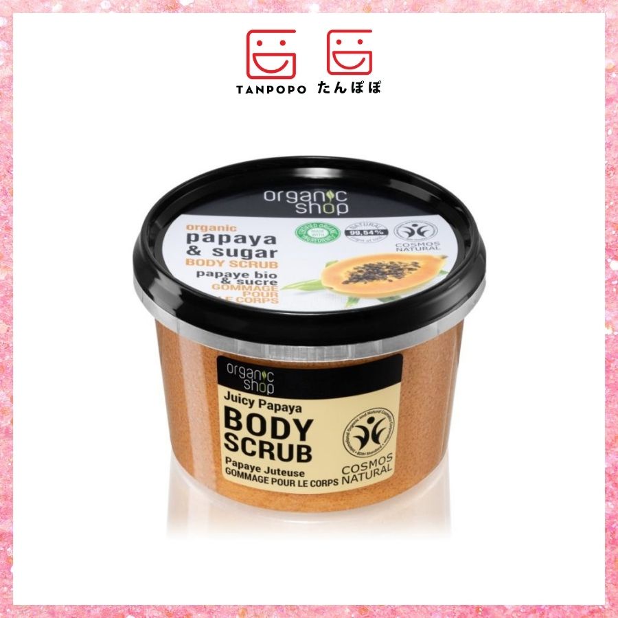 [Chính hãng] Tẩy Da Chết Body Organic Papaya &amp; Sugar 250ml