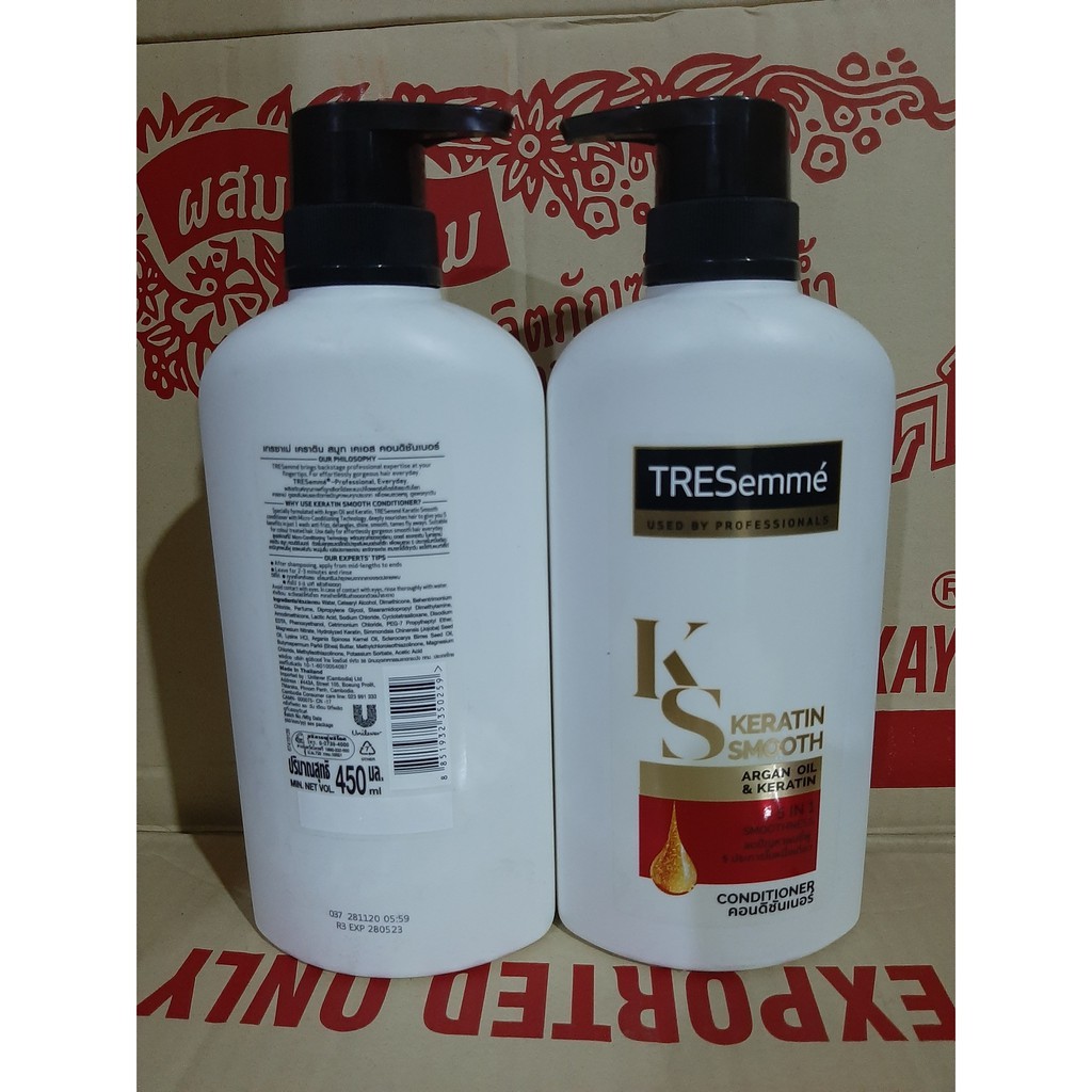 Dầu gội đầu và dầu xã TRESEMME Thái Lan