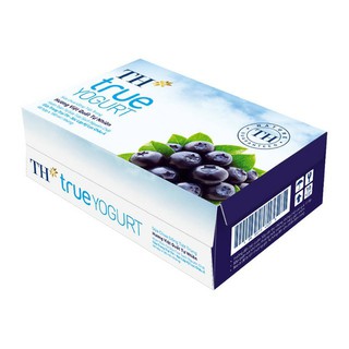 Lốc 4 hộp sữa chua uống hương việt quất TH True Yogurt 180ml