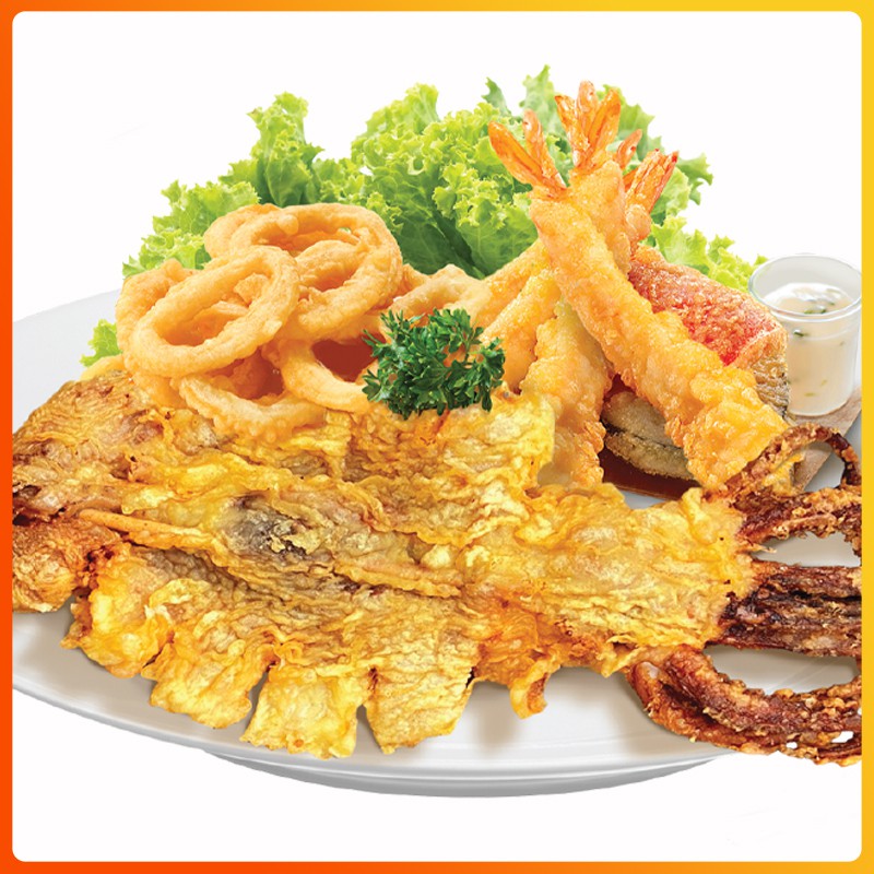 Bột chiên Hải sản - Tempura - Calamari Powder Mix - 300gr/ túi- Bột chiên hải sản chính hiệu siêu ngon | BigBuy360 - bigbuy360.vn