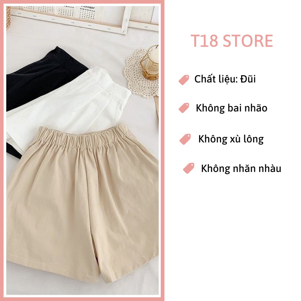 Quần short đũi_quần đùi đũi dáng váy siêu hot T18 STORE QD01