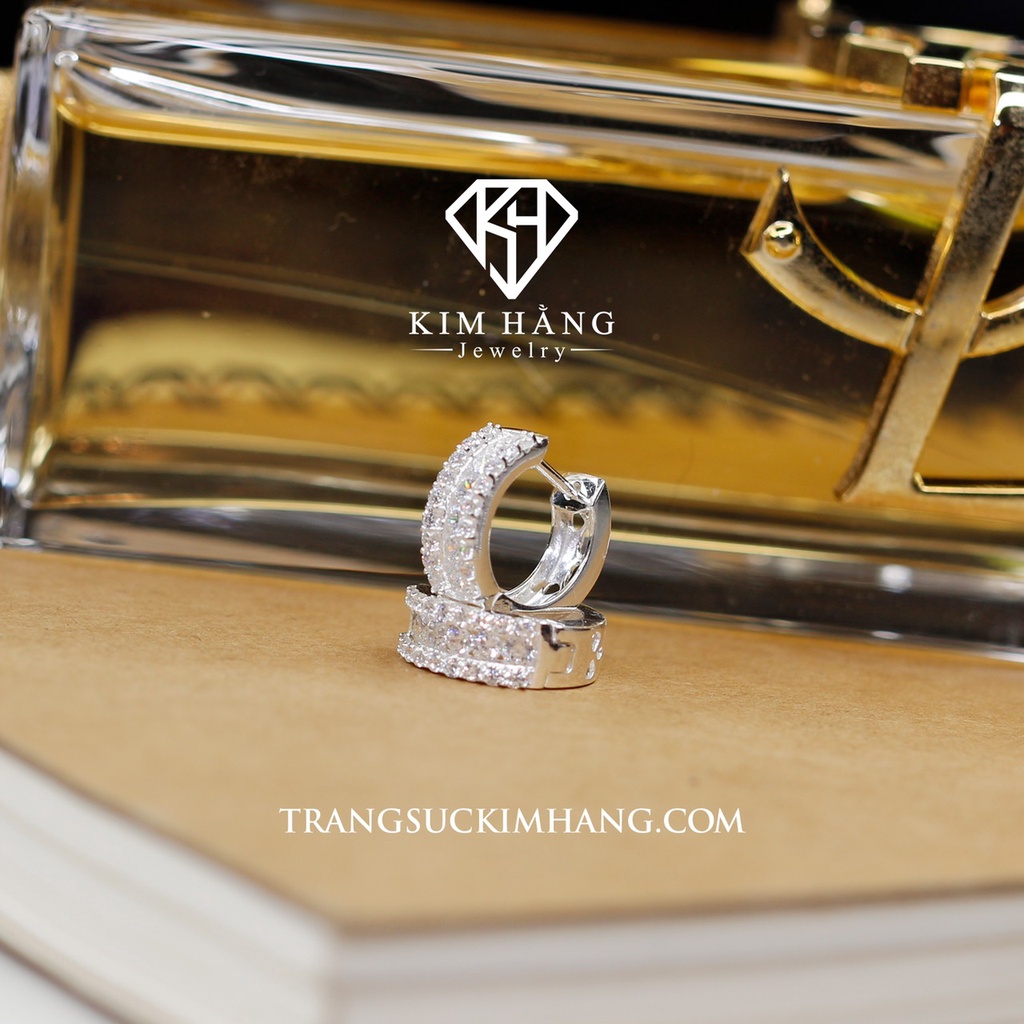 Khuyên Tai BẠC Thiết Kế 3 Tầng Cách Tân 2022