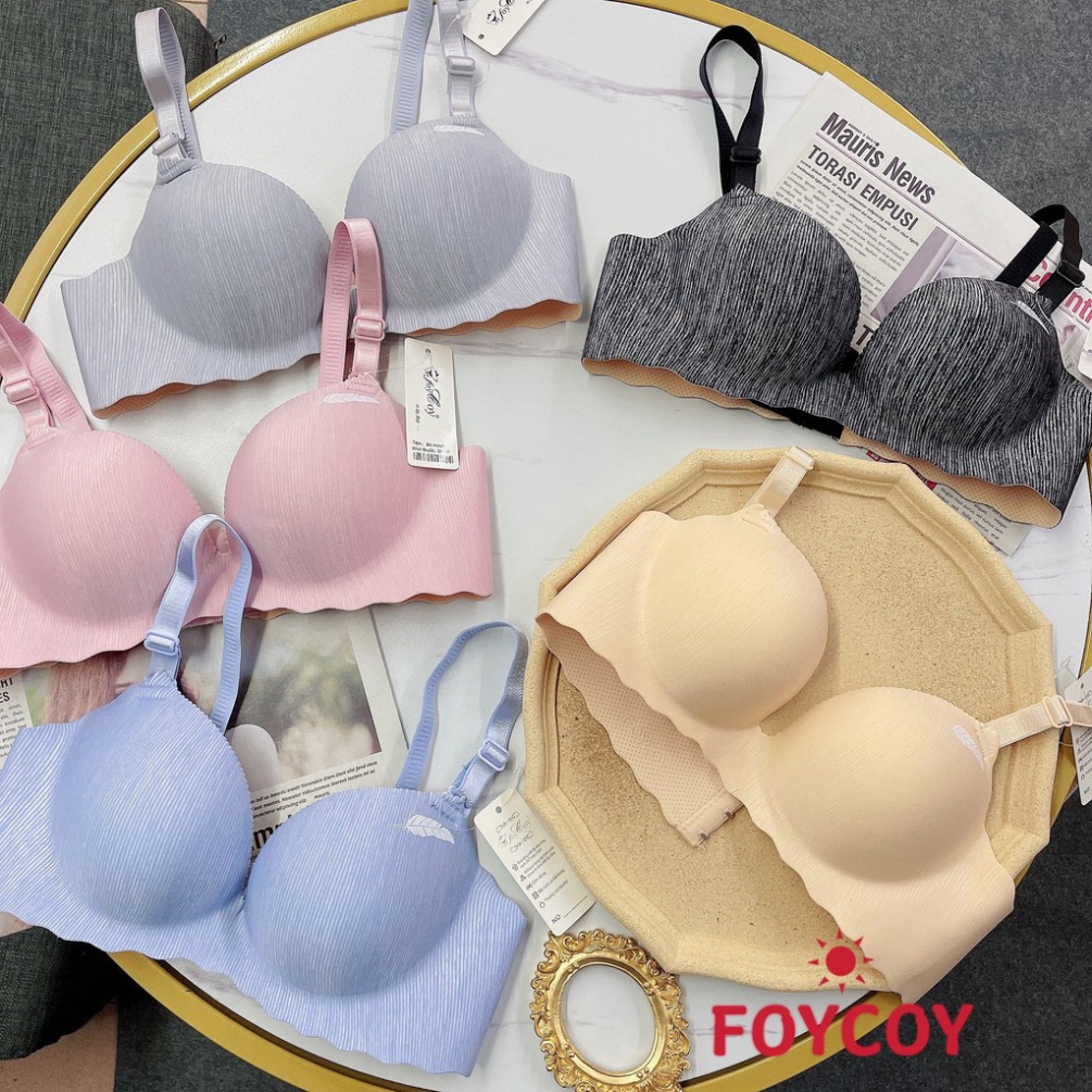 ÁO LÓT SU ĐÚC KHÔNG GỌNG HÌNH  LÁ CÂY ĐỆM BÀN TAY NÂNG NGỰC NHIỀU A260