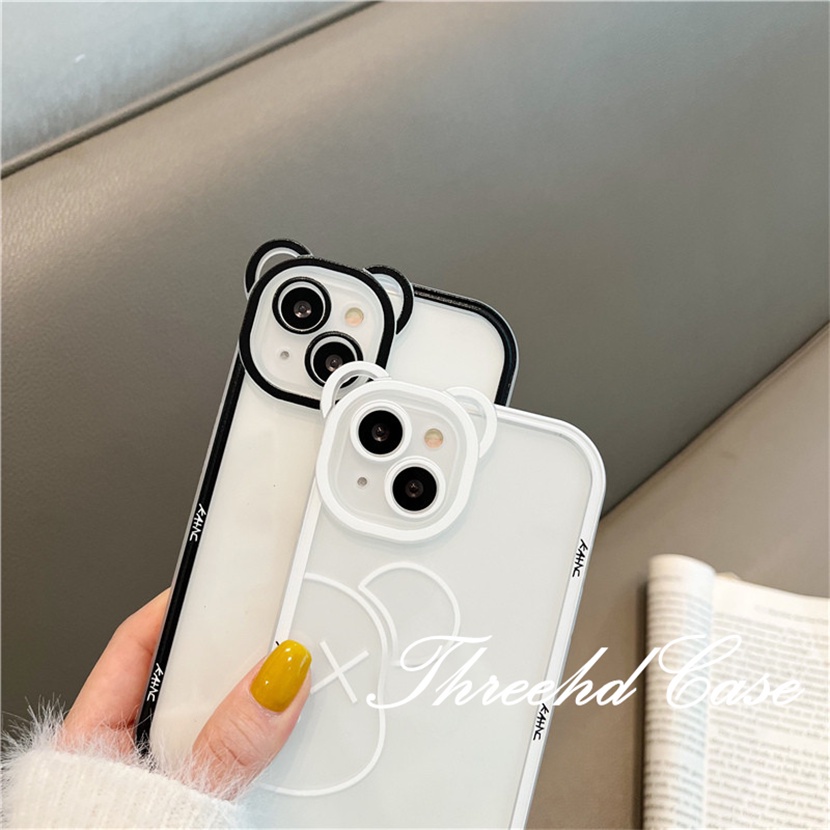 Ốp Điện Thoại Mềm Họa Tiết Gấu Hợp Thời Trang Cho iPhone 14 13 12 11 Pro Max SE2020 X XR Xs Max 7 8 Plus