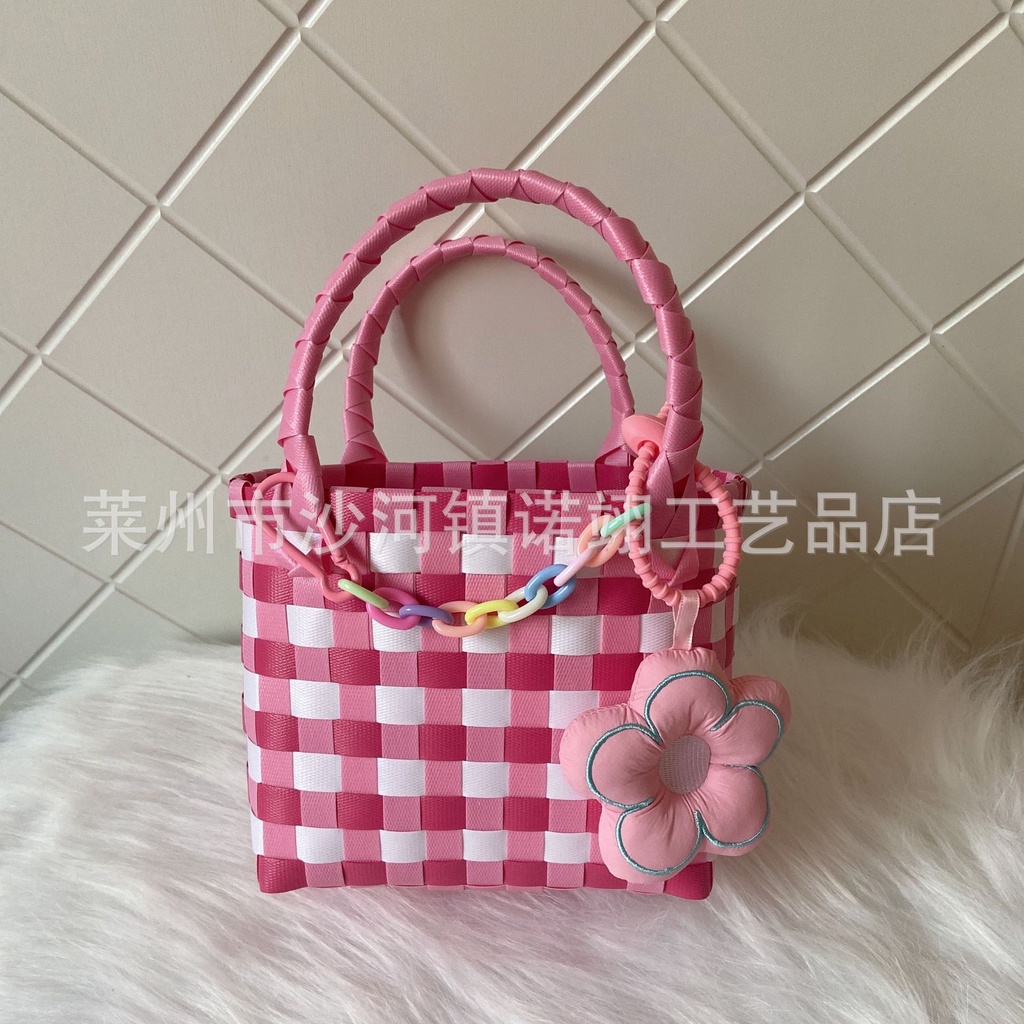 Túi Xách Tay Hình Vuông Nhỏ Bằng Nhựa Đơn Giản Thời Trang Mùa Hè Hàng Mới Dành Cho Bạn Nữ / Trẻ Em / Đi