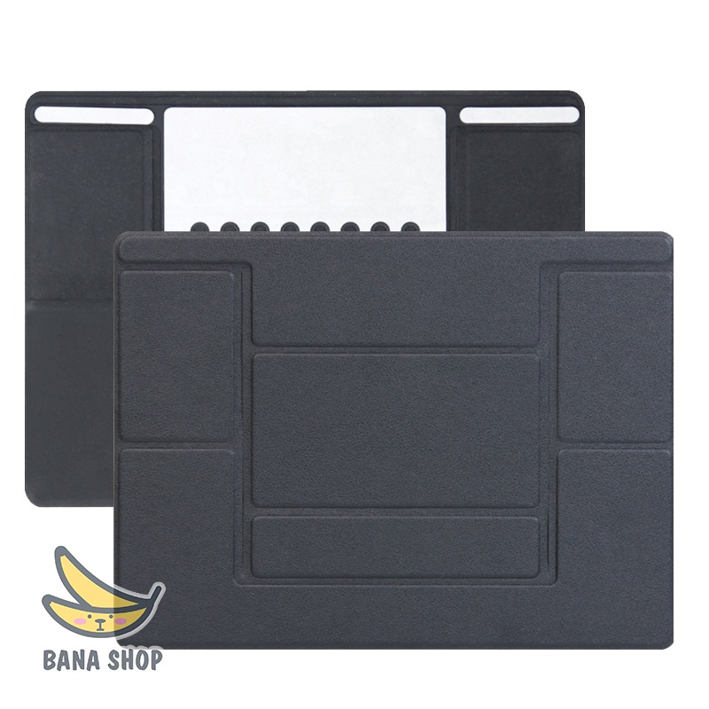 Giá kê lót đỡ tản nhiệt laptop bằng da gấp gọn tiện lợi cho máy tính laptop macbook 13 inch