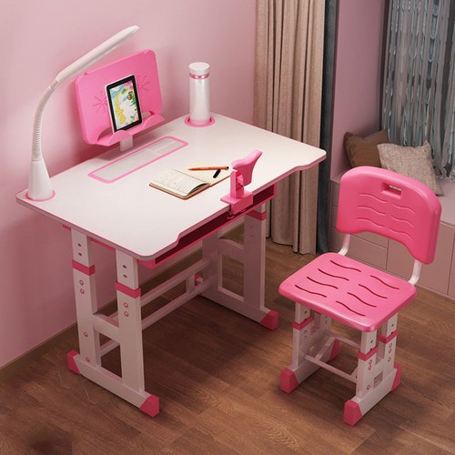 Bàn học sinh chống gù Newlife 70x45 cm điều chỉnh mặt bàn cao thấp - Tặng kèm đèn học bảo vệ mắt | BigBuy360 - bigbuy360.vn
