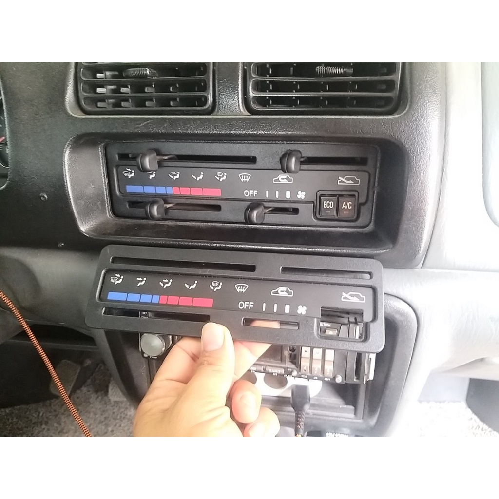 Nắp chụp và nút Bản điều khiển điều hòa AC Suzuki Wagon R+ 2001-2007 và các dòng xe tương ứng Giá 1 cái