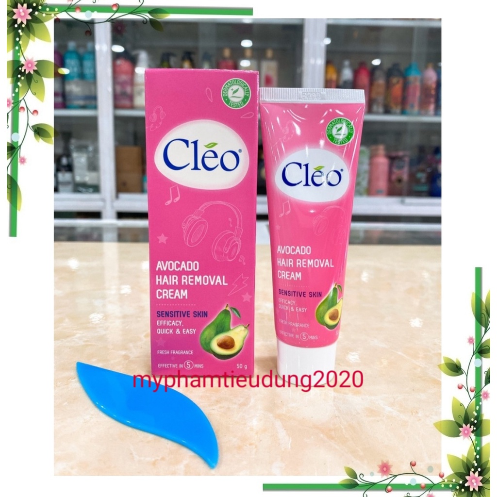 (50g) KEM BƠ TẨY LÔNG VÀ GEL MÁT DA CLEO CHO DA THƯỜNG VÀ DA NHẠY CẢM CHÍNH HÃNG CTY