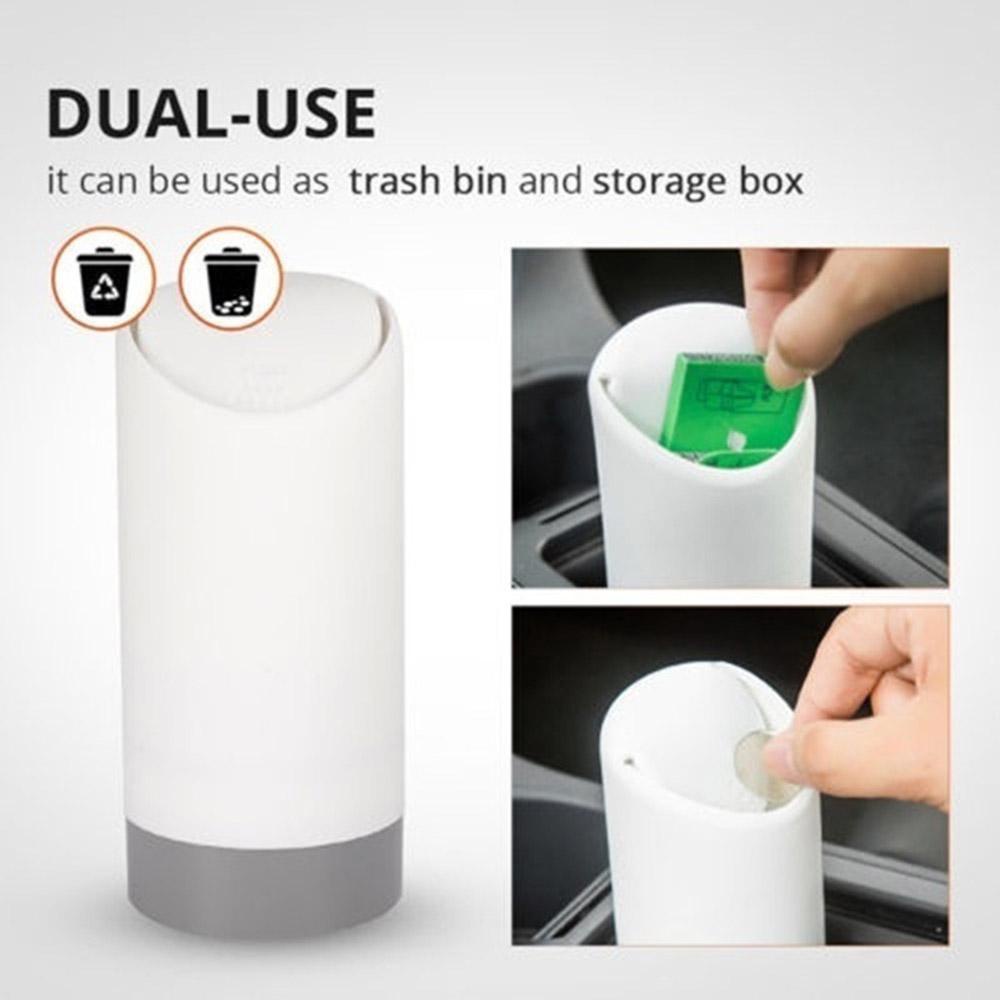 Thùng Rác Nhỏ Gọn Có Giá Đỡ Treo Tiện Lợi Dành Cho Xe Hơi