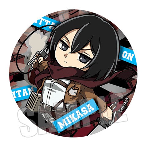 Huy hiệu cài áo IN HÌNH Attack on Titan Đại chiến Titan anime chibi dễ thương tiện lợi m3