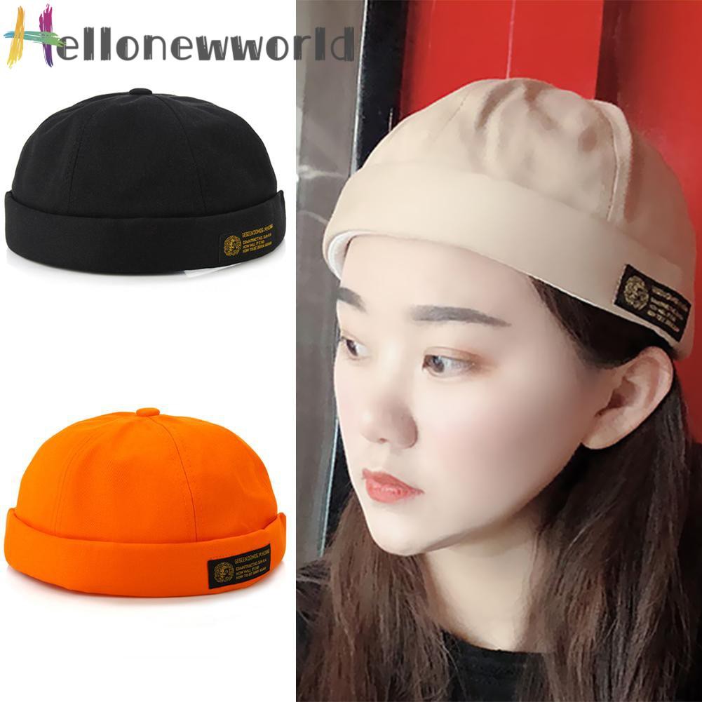 Mũ Lưỡi Trai Cotton Không Vành Thoáng Khí Phong Cách Hiphop Dành Cho Nam Và Nữ