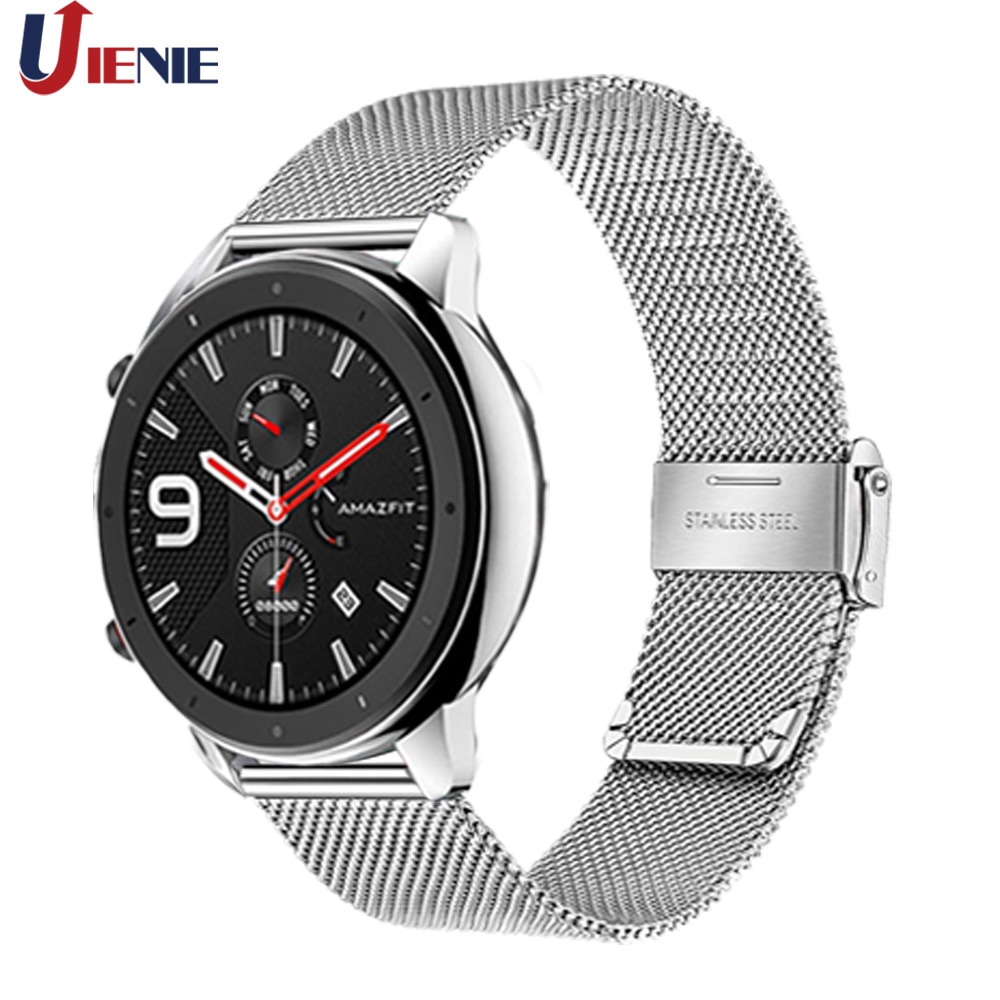 Dây Đeo Milanese Cho Đồng Hồ Thông Minh Xiaomi Huami Amazfit Gtr 2 2e / Gtr 47mm / Stratos 3 2