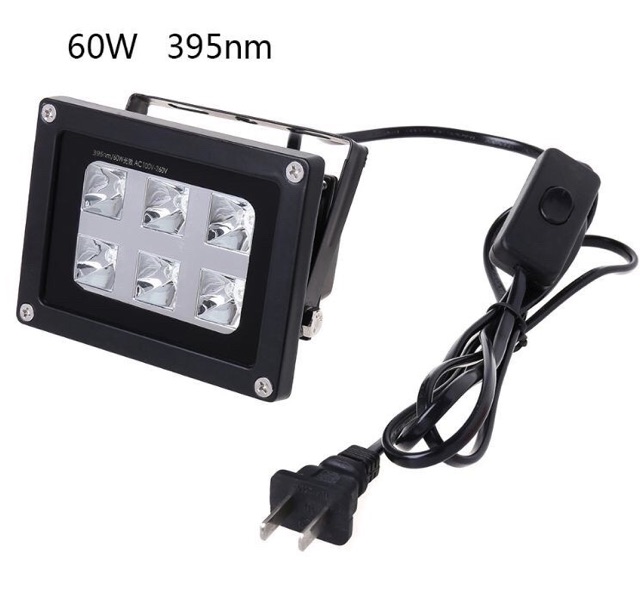 Đèn UV Resin phích cắm US chuyên dụng dành cho máy in 3D sla * DLP 3D