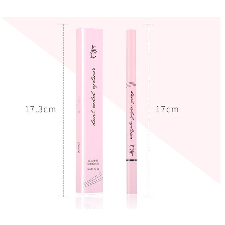 Bút Kẻ Mắt 2 Đầu Dạ - Sáp FM Dual Ended Eyeliner