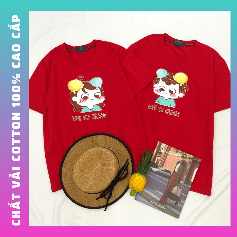 Áo đôi nam nữ tình yêu bạn thân đẹp giá rẻ ❤️COUPLE STORE❤️BST Áo cặp nam nữ mới nhất 2021 chất thun cotton 100% cao cấp