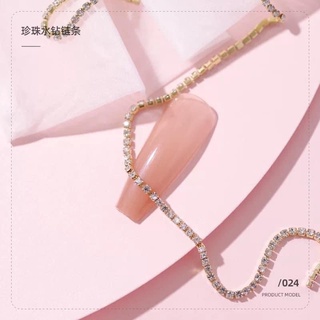 Dây xích đá gắn móng trang trí nail