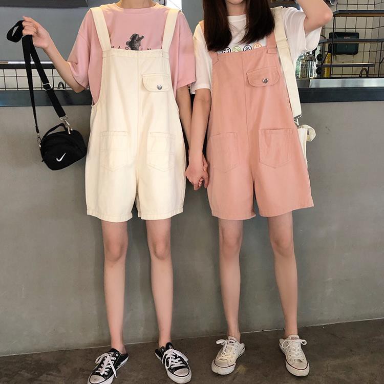 Quần Yếm Ống Rộng Phong Cách Hàn Quốc 2021 Cho Nữ | BigBuy360 - bigbuy360.vn