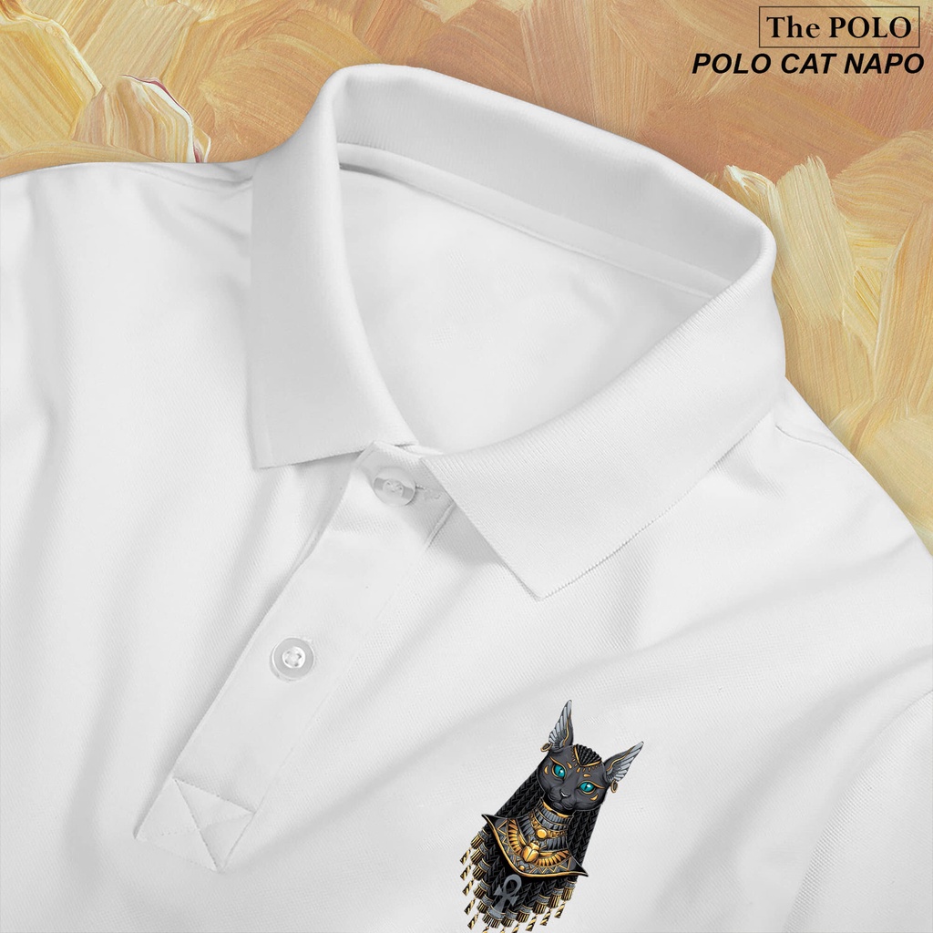 Áo POLO CAT NAPO cộc tay co giãn mát mịn cảm giác dễ chịu phong cách lịch lãm