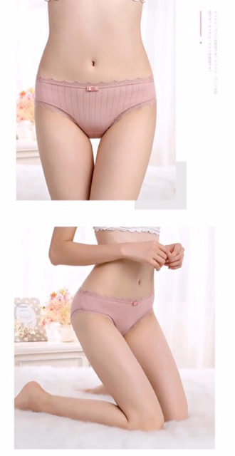 QUẦN COTTON TĂM PHỐI REN NƠ XINH 3333 | BigBuy360 - bigbuy360.vn