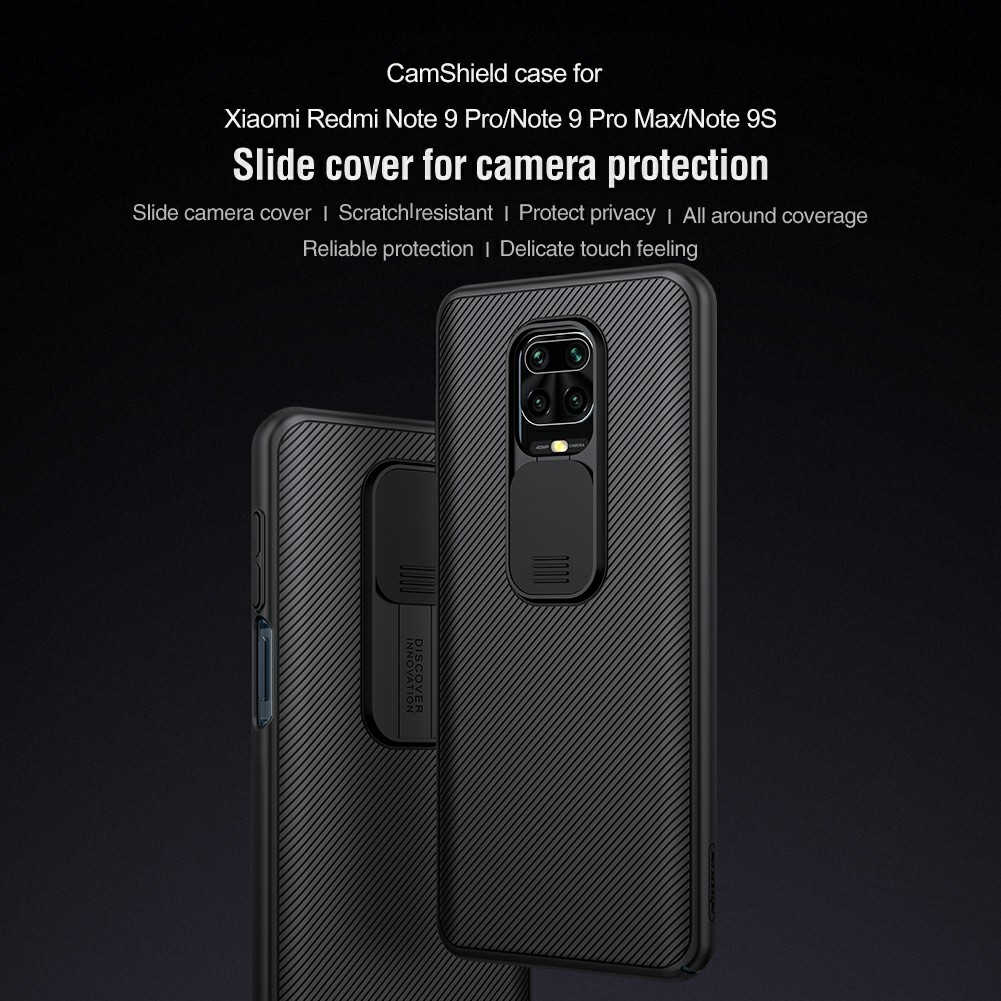 Ốp lưng Xiaomi Redmi Note 9s / Note 9 Pro hiệu Nillkin che camera nhựa mỏng vân Carbon cao cấp ( check code ) 1