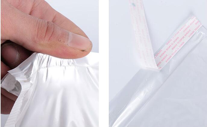 Set 50 Túi Bong Bóng Trắng Siêu Nhẹ Chống Sốc Chống Nước 11x11cm + 4cm