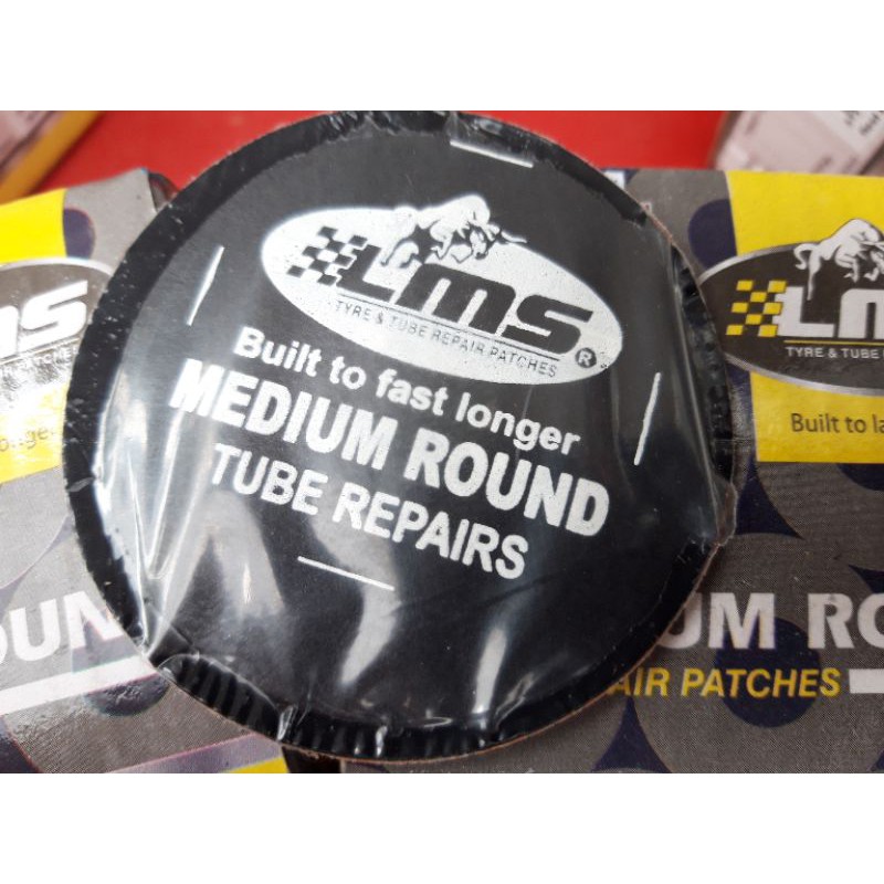 Hộp miếng vá lốp LMS dành cho ô tô, xe máy Medium Round