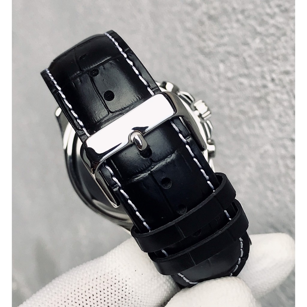 Đồng hồ nam Casio MTP-1374L-1AVDF 6 Kim - Dây da màu đen