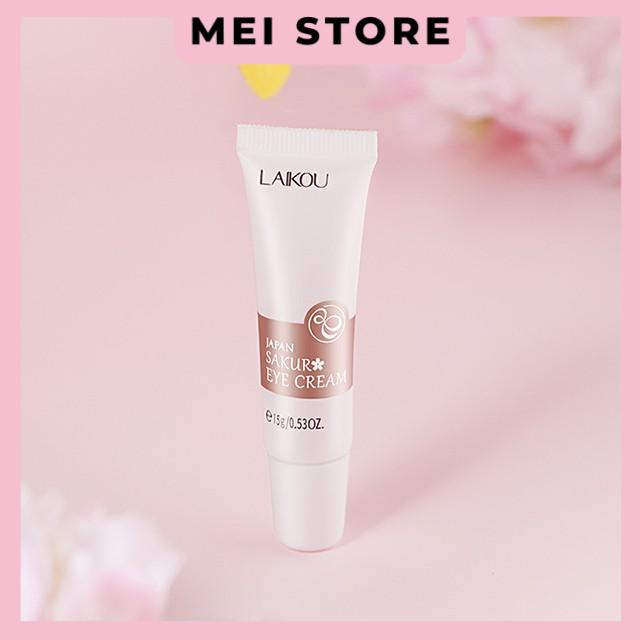 Kem Dưỡng Da Mắt Laikou 15g Chống Nếp Nhăn Lão Hóa Xóa Mờ Quầng Thâm Mắt