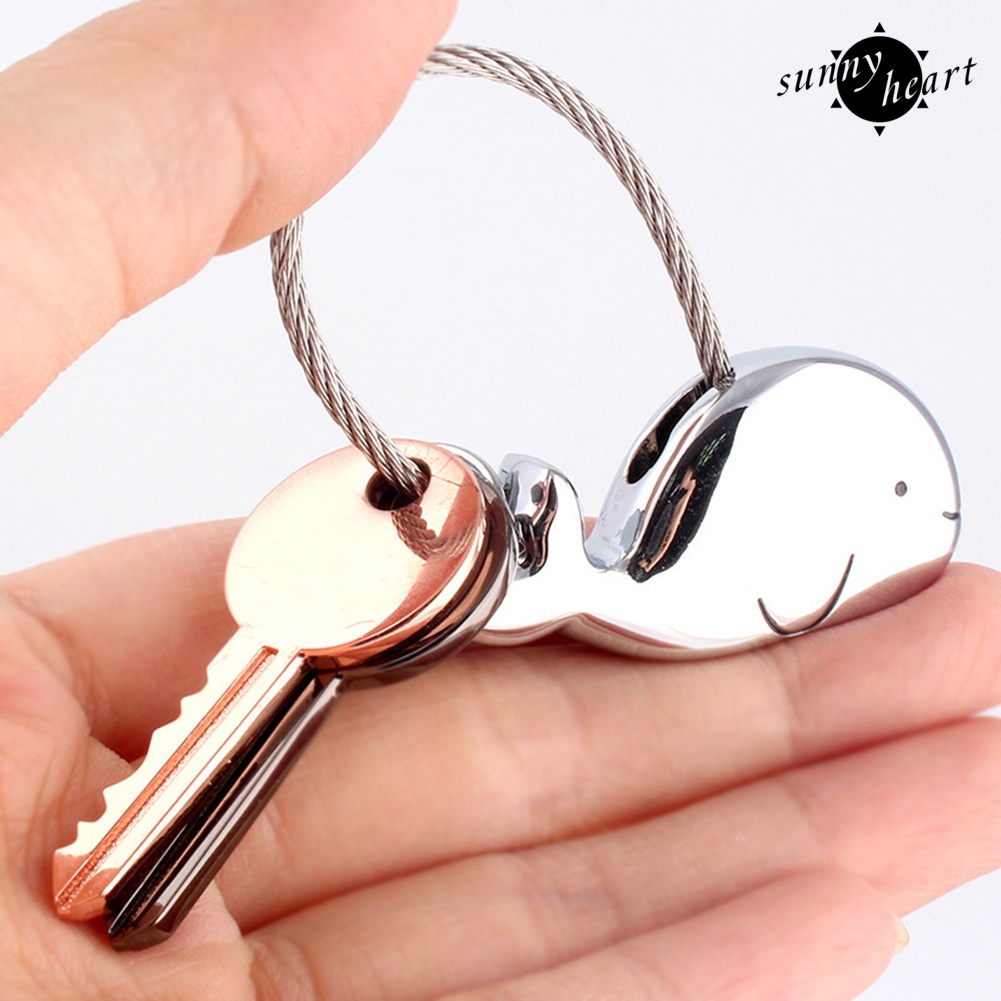 Móc Khóa Hình Cá Voi Dễ Thương