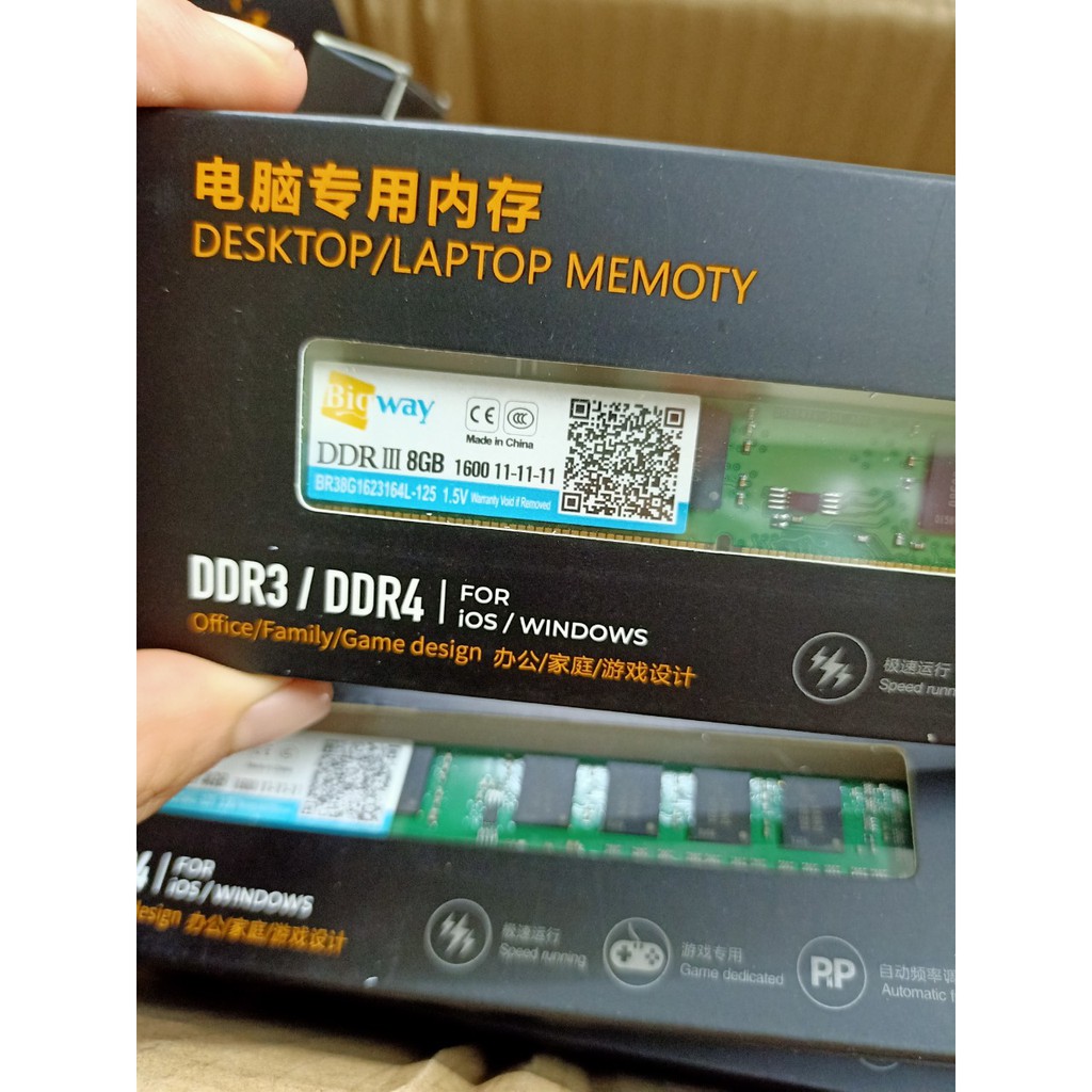 ram 8g d3 1600 bh 36 tháng, mới ffull hộp, MỚI 100%, HÀNG NHẬP KHẨU CHÍNH HÃNG BIGWAY | BigBuy360 - bigbuy360.vn