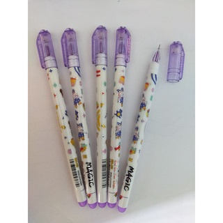 1hộp bút gel xoá được mực tím