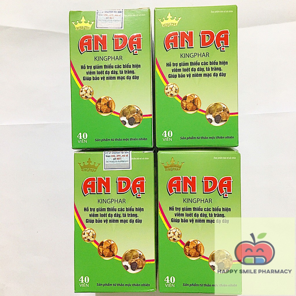 An Dạ Kingphar - Loét, xung huyết dạ dày - tá tràng, đau rát thượng vị