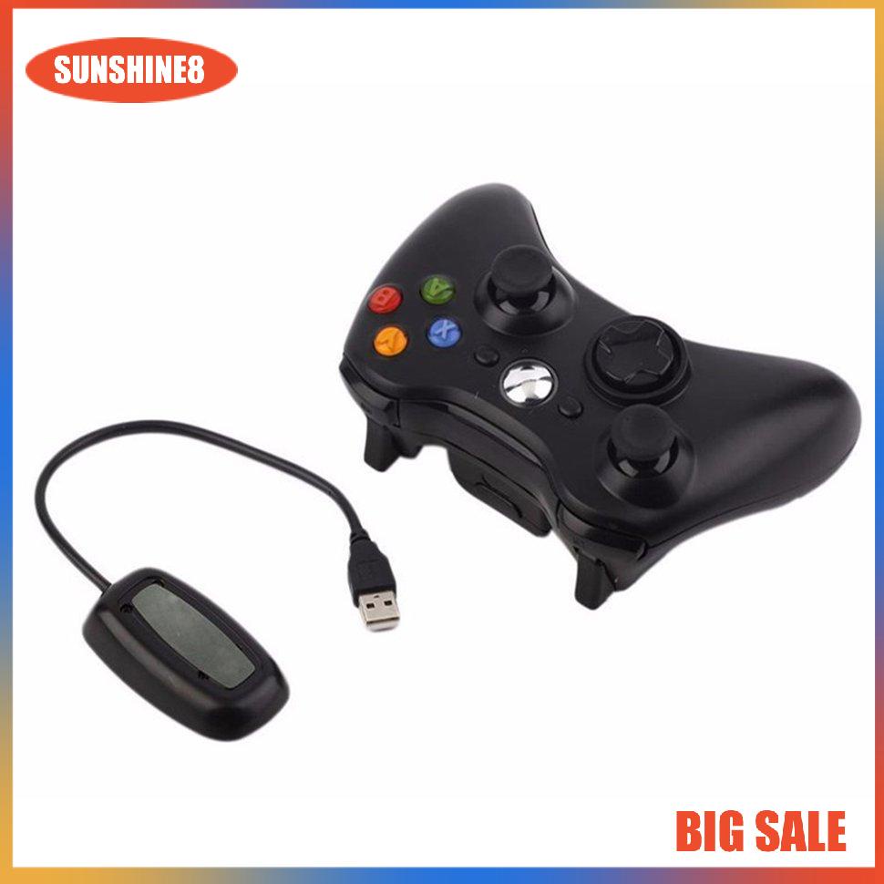 【SUN】For Xbox 360 2.4g Wireless Gamepad With Receiver Pc Computer Notebook Precise