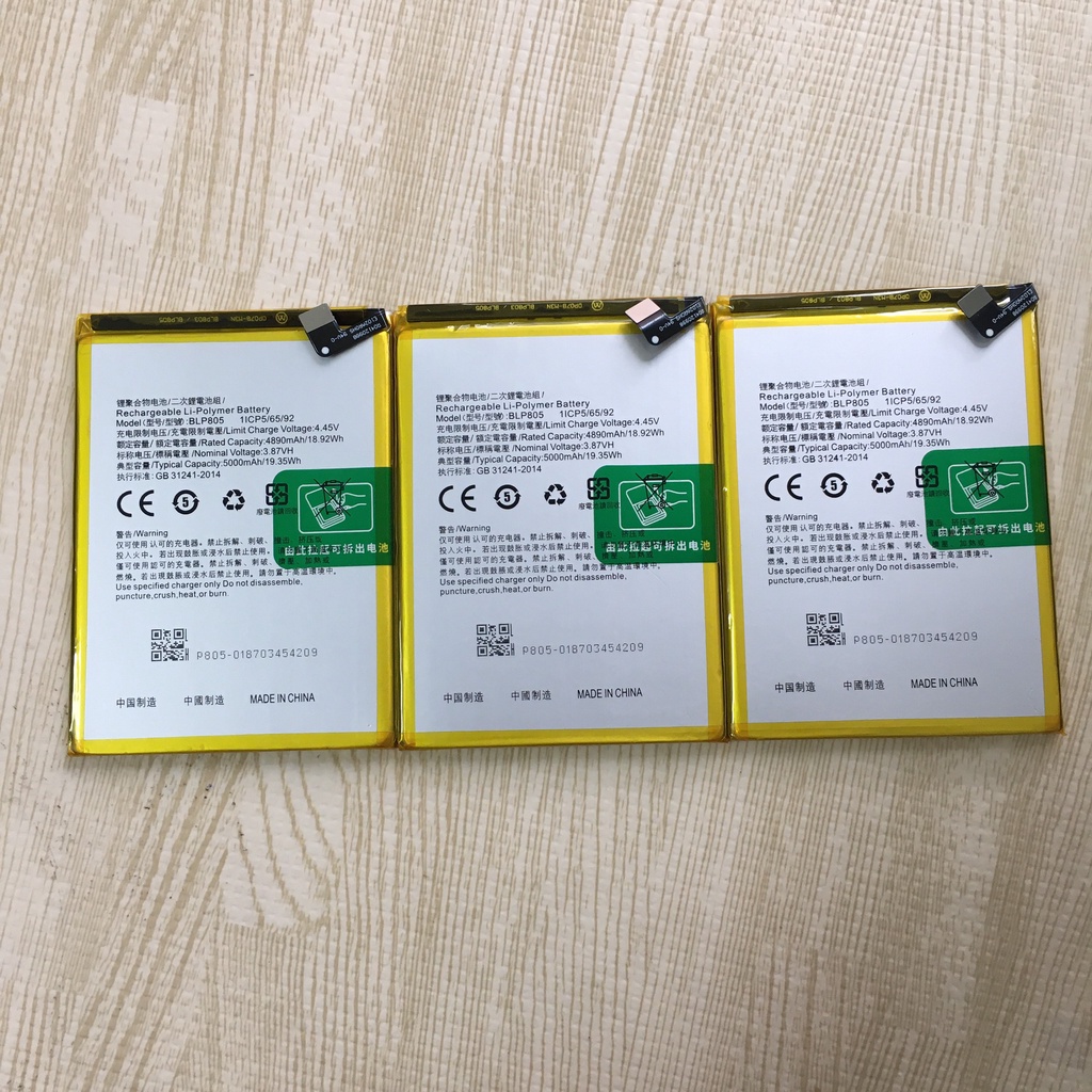 Pin Oppo A16 2021 , A55 4G BLP805 - New