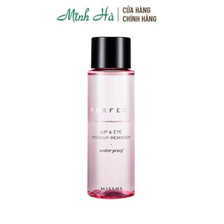 Nước tẩy trang mắt môi Missha Perfect Lip & Eye Make-up Remover Waterproof 100ml