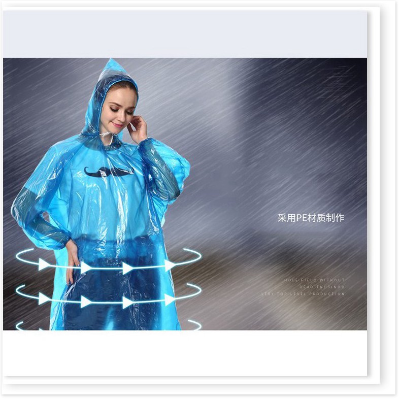 Xả kho - Bộ áo mưa trong màu mỏng nhẹ bền - NicePro