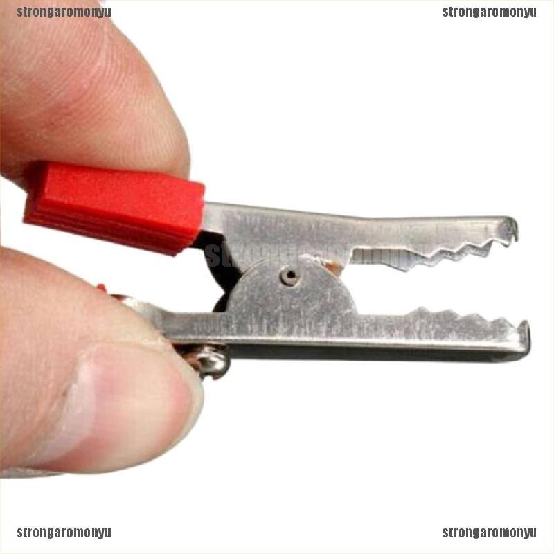 (Hàng Mới Về) Bộ 2 Đầu Kẹp Cá Sấu 4mm 55mm Chuyên Dụng