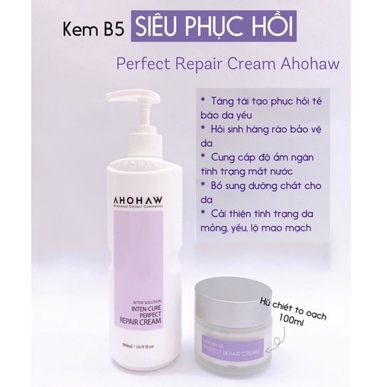 Vitamin B5 Ahohaw After Solution Kem Phục Hồi Da Cao Cấp