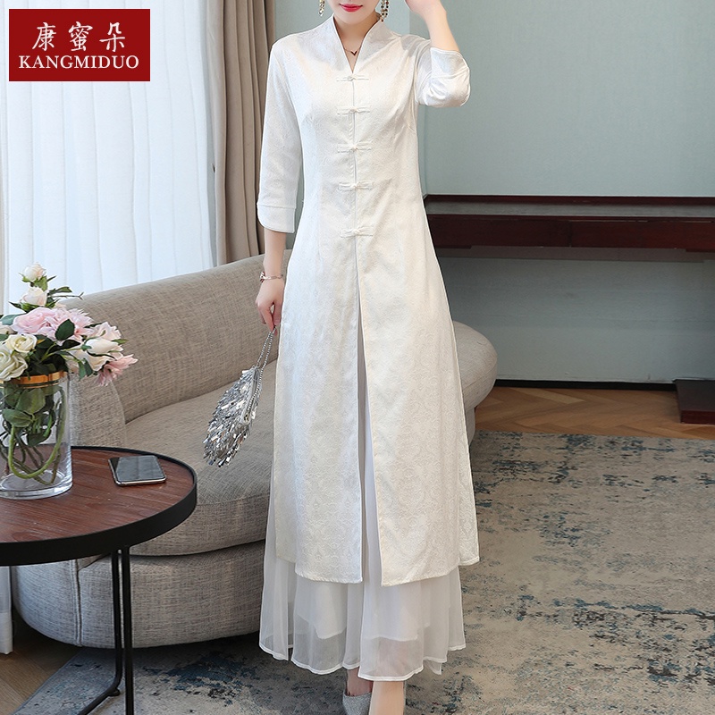 Đầm Sườn Xám Cách Tân Phong Cách Trung Hoa Hiện Đại Cho Nữ